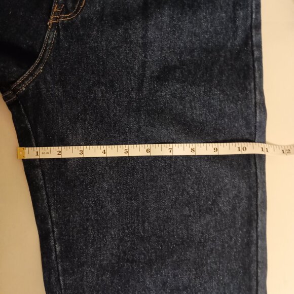 Gap Y2K Vintage High Rise Baggy Dark Blue Denim Jeans Juniors Size 9/10 - Picture 12 of 14